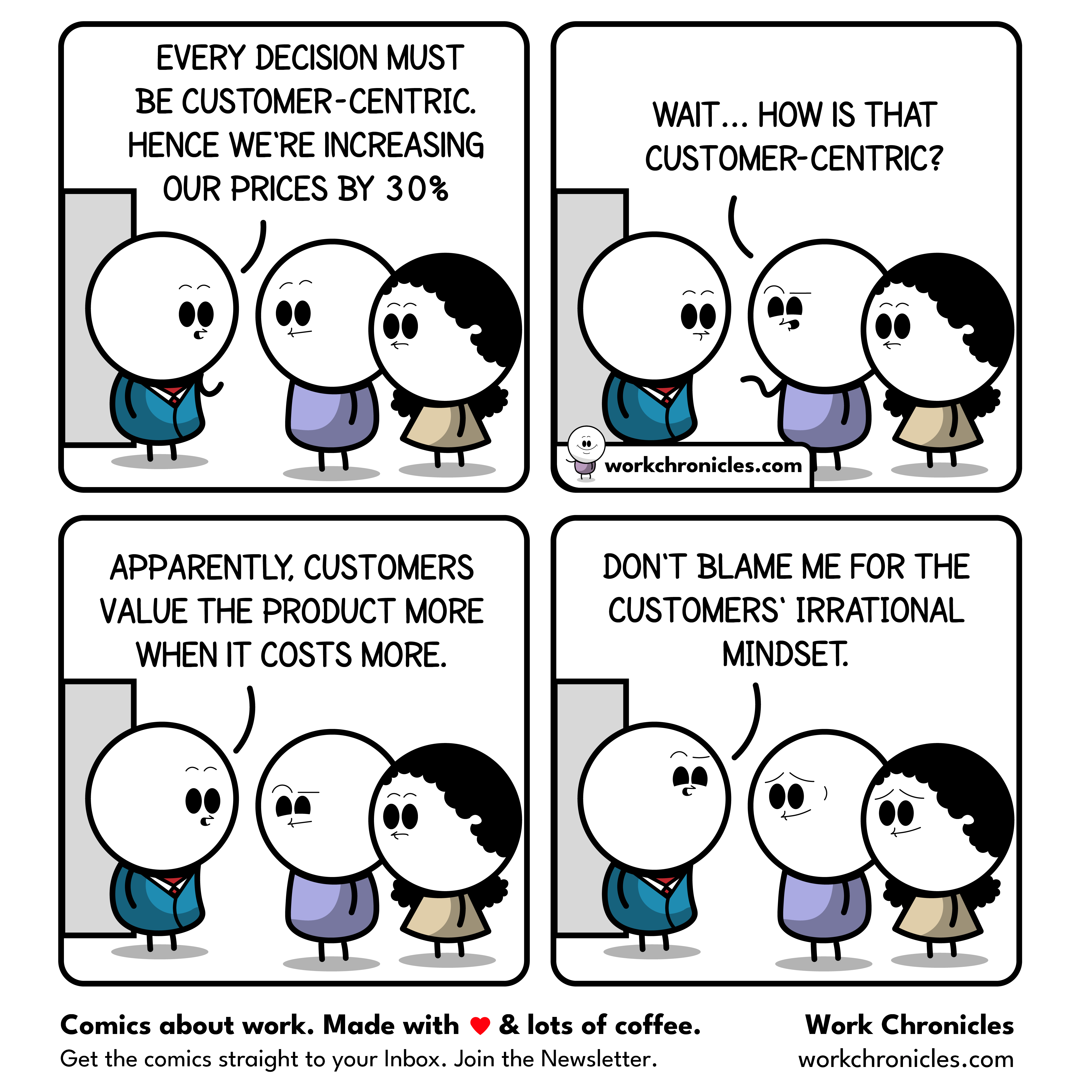(comic) Customer-centric Decision Making