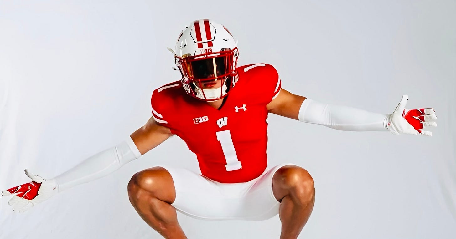 Wisconsin 2026 safety commit Zachary Taylor has flipped from the Badgers to TCU