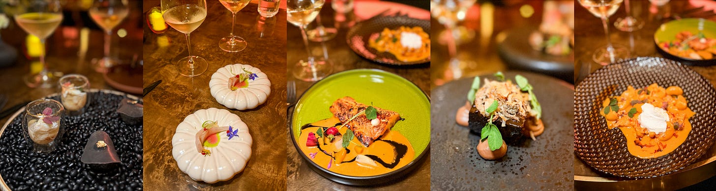 Tasting menu at AMA By Brad Kilgore