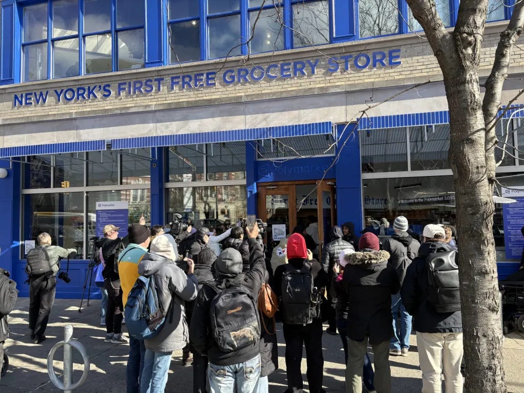 The Polymarket's grand opening. Credit: James Billot The Polymarket's grand opening. Credit: James Billot