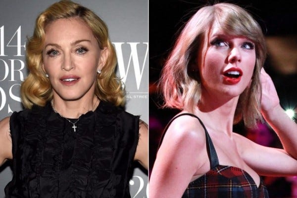 madonna gives taylor swift compliment wants to do duet with 2015 images madonna gives taylor swift compliment wants to do duet with 2015 images