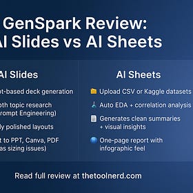 Is this the Best AI Slides and Data Analysis tool ? Genspark.ai Review