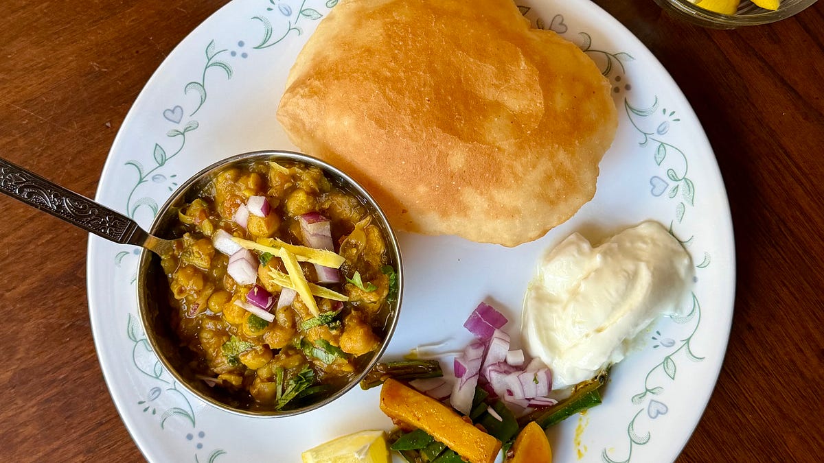 chole bhature & how my parents met - rootedinspice