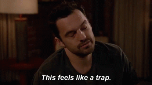 Shady GIF - This Feels Like A Trap Unsure Hesitant GIFs