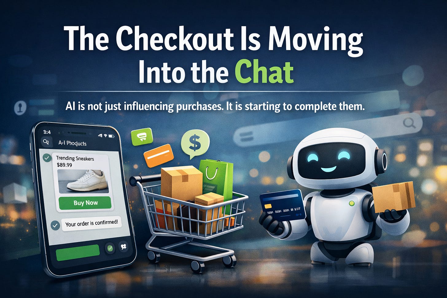 The Checkout Is Moving Into the Chat