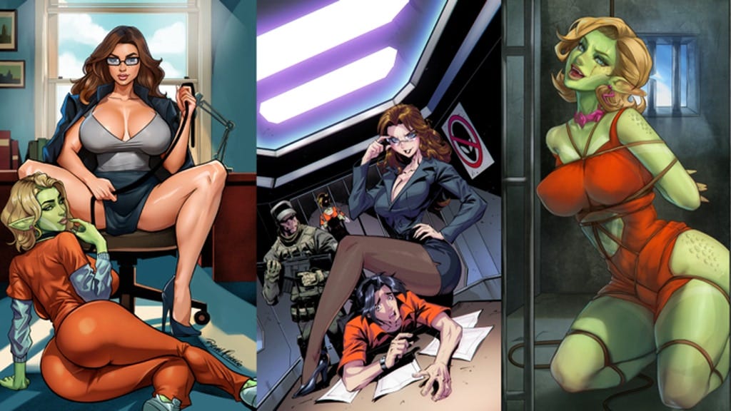 Project image for IDGAF About Aliens #1-2 - A Spicy Sci-Fi Comedy