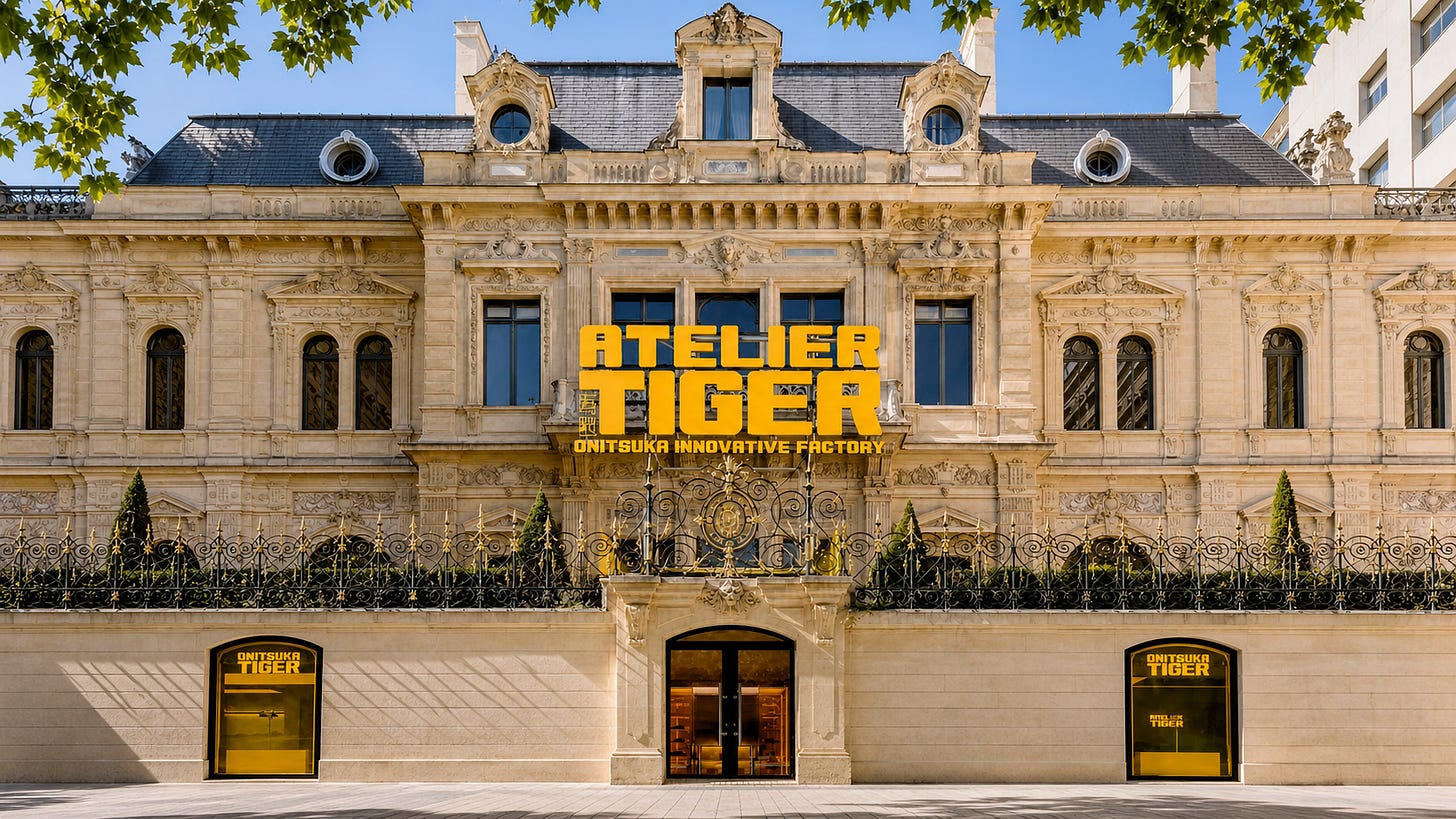 ATELIER TIGER at Onitsuka Tiger Paris on the Champs-Élysées