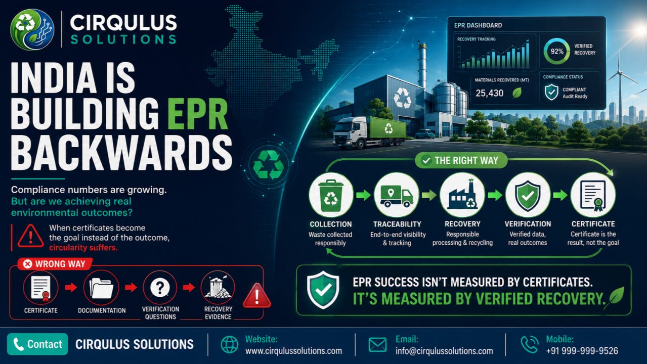 India Is Building EPR Backwards: Why Verified Recovery Matters More Than Certificates