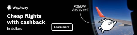 Cheap flights with cashback