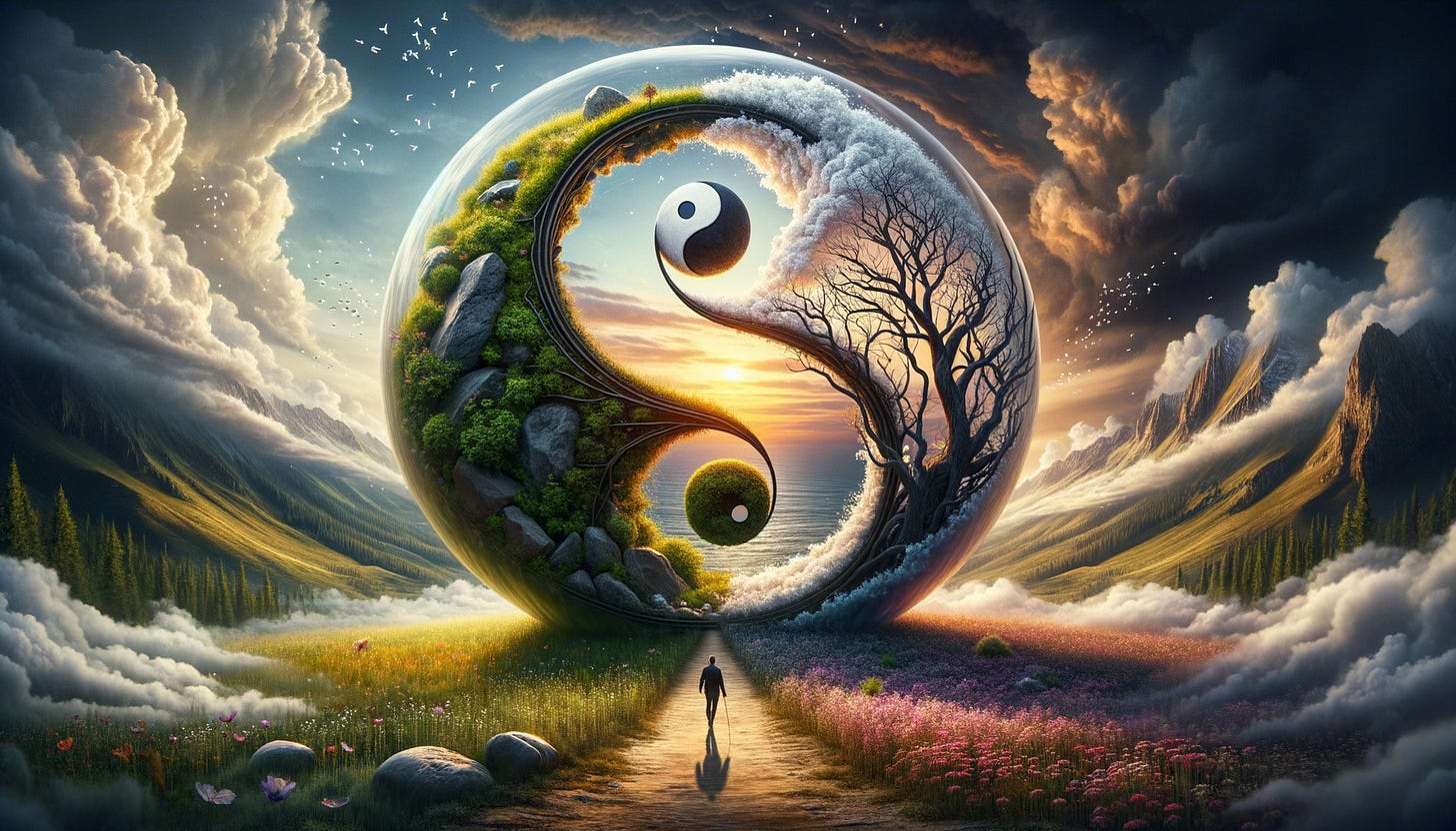 Surreal Landscape with Yin-Yang Symbol and Dramatic Sky | Deep Dream Generator Surreal Landscape with Yin-Yang Symbol and Dramatic Sky | Deep Dream Generator