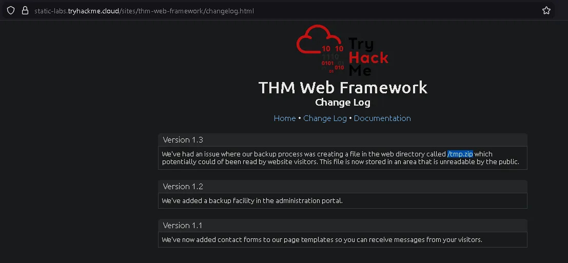 Walking An Application | TryHackMe Write-Up