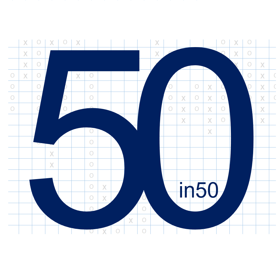 50 Trades in 50 Weeks logo