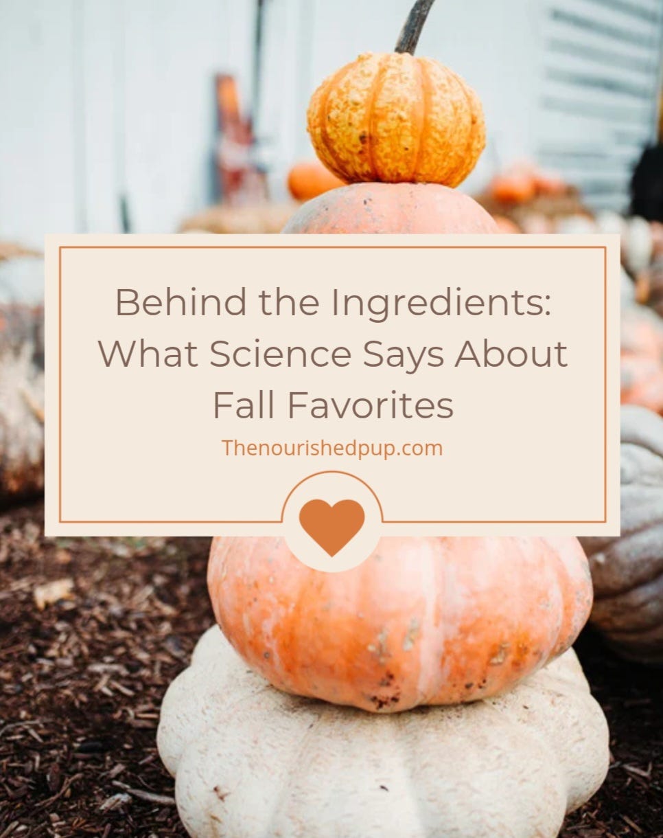 Behind the Ingredients: What Science Says About Fall Favorites