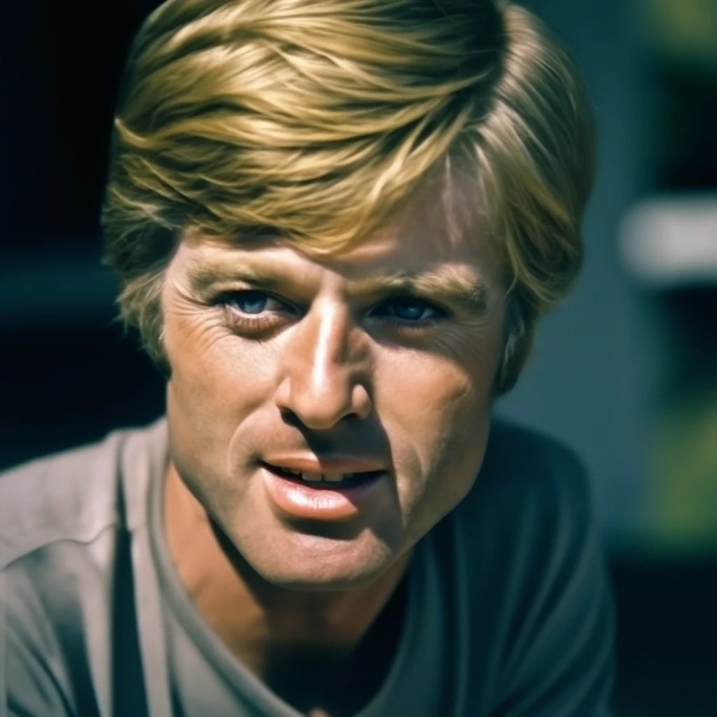young Robert Redford
