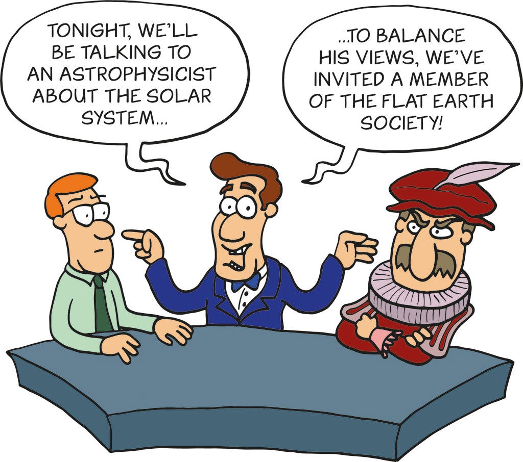 Cranky Cartoon (EN) - False balance media coverage - V1