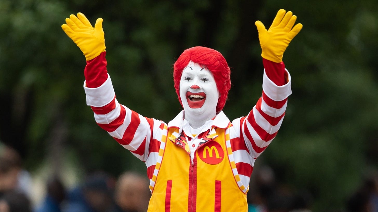The Evolution Of Ronald McDonald Through The Years
