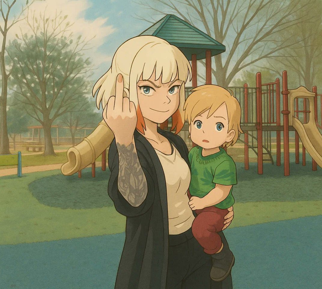 Shiloh Hendrix, fierce White mama bear