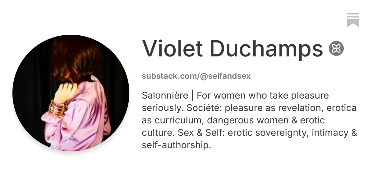 Violet Duchamps | Substack