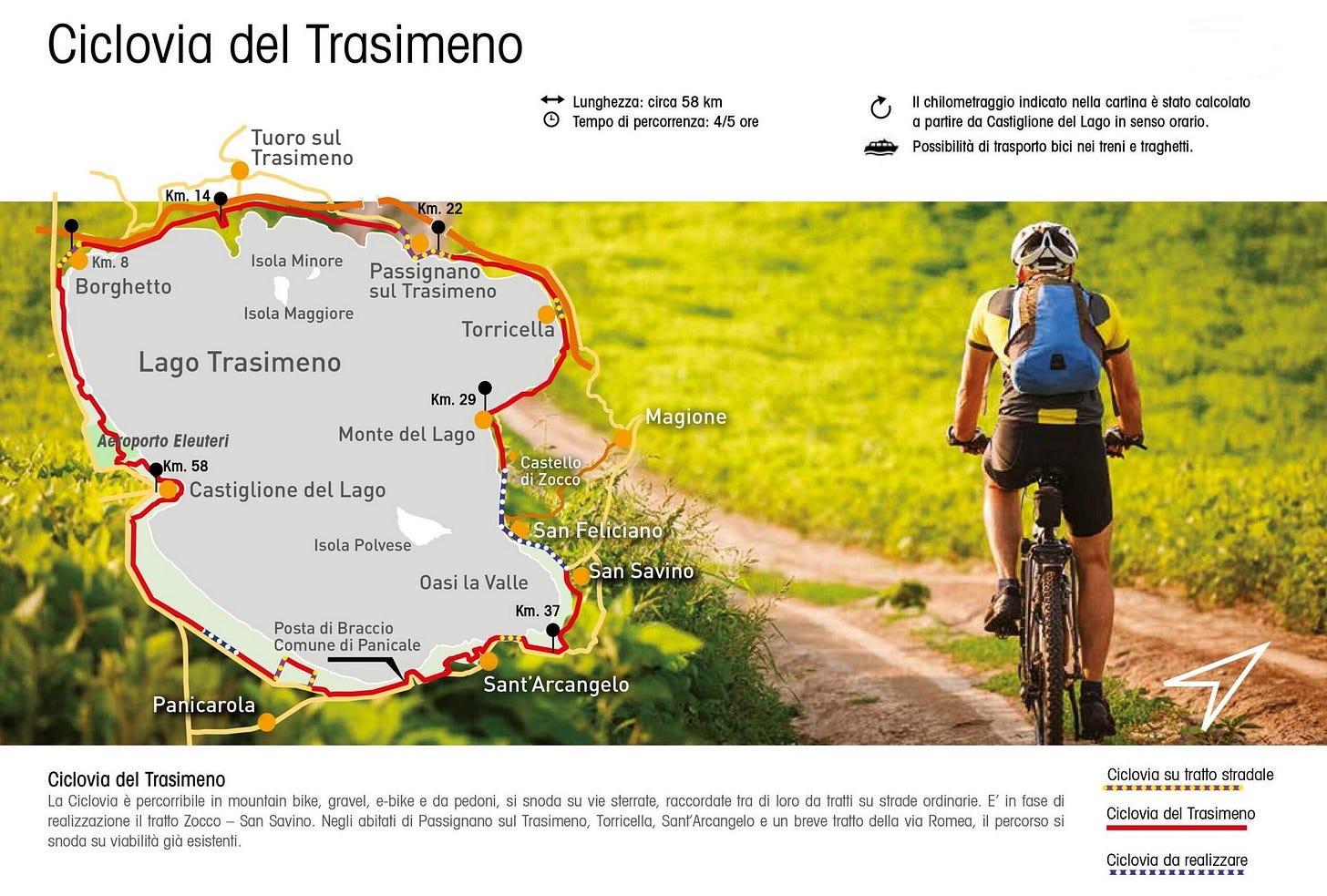 Percorso ciclabile del Trasimeno - Trasimeno APP Percorso ciclabile del Trasimeno - Trasimeno APP