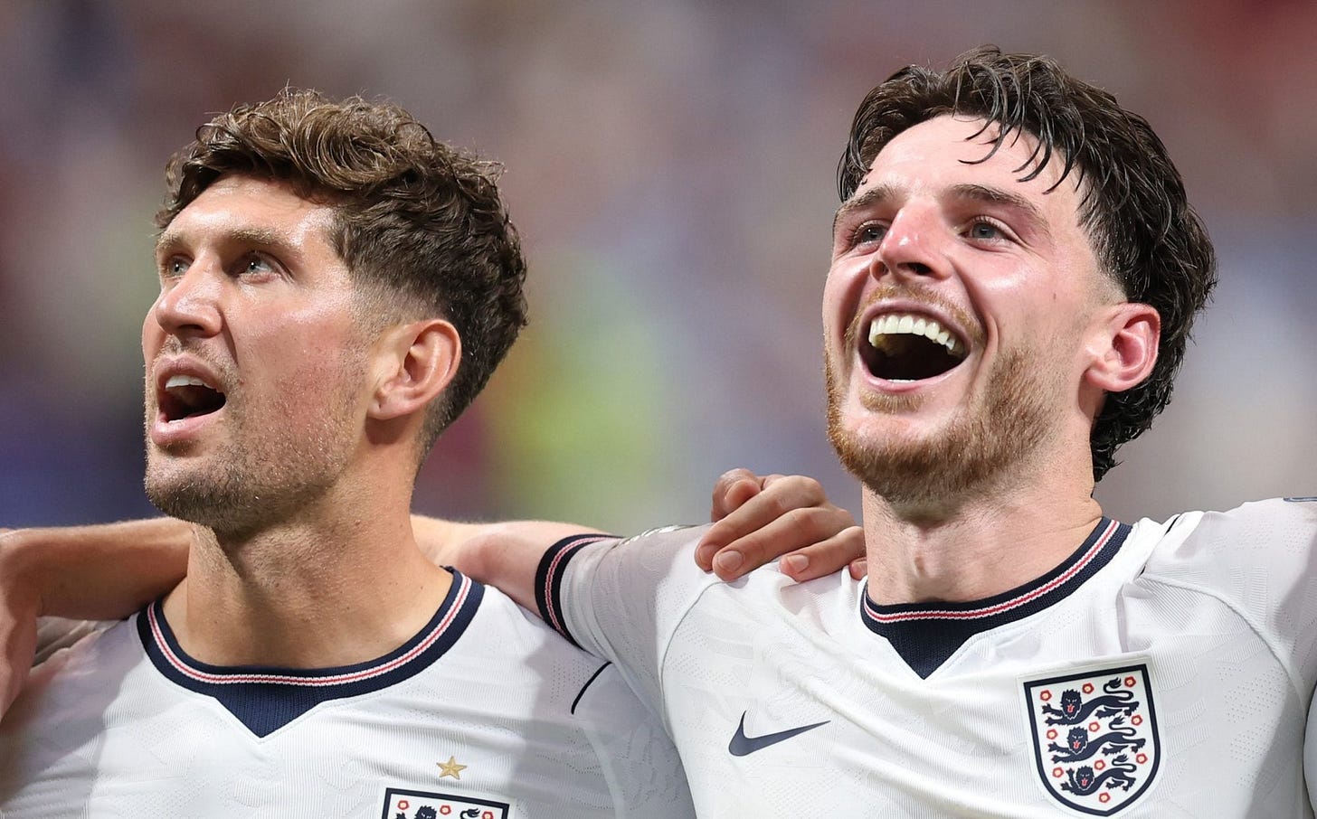 Watch: Stones and Rice prank Tuchel during England celebrations - AOL Watch: Stones and Rice prank Tuchel during England celebrations - AOL