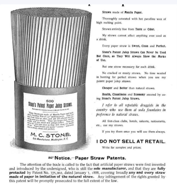 A history of… drinking straws - by Paul Lenz - Histories