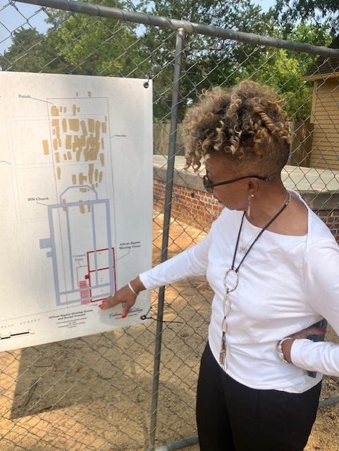 pictures of  African Baptist Church site