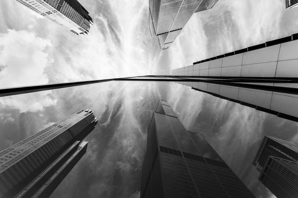 Sears Tower Willis Tower reflecting in window