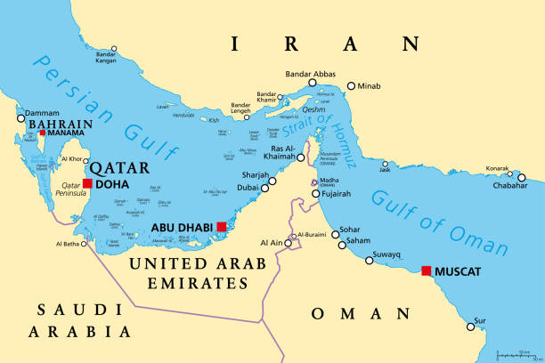 60+ Strait Of Hormuz Map Stock Photos, Pictures & Royalty ...