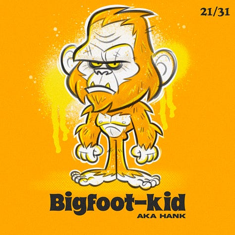 Spooky Kiddos are my custom character creations. They're kids dressed up in they're spookiest costumes. I drew one everyday for the entire month of October.