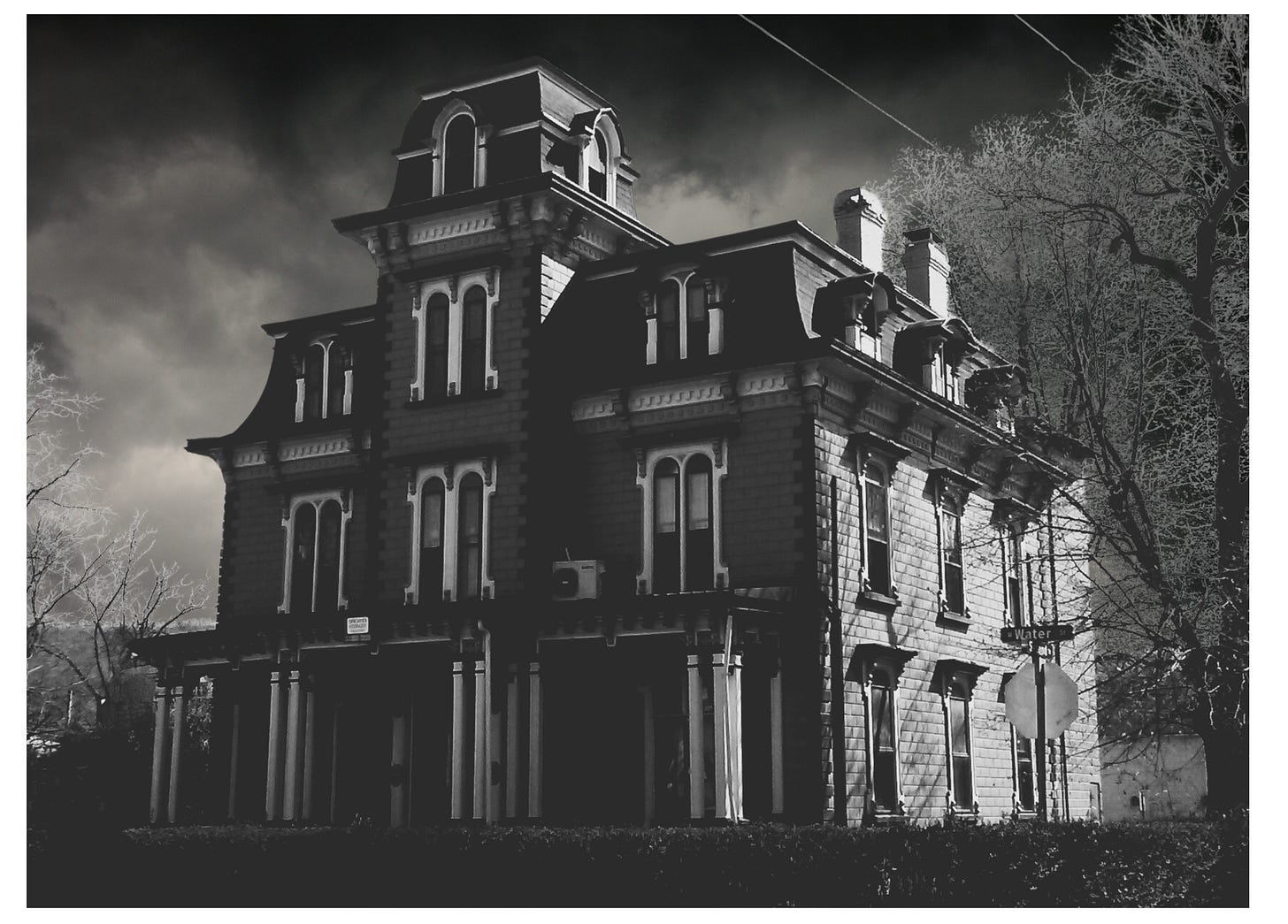 Ghosts in the Mansard - by Julia Barricelli - Curaeto, image size:1456x1045