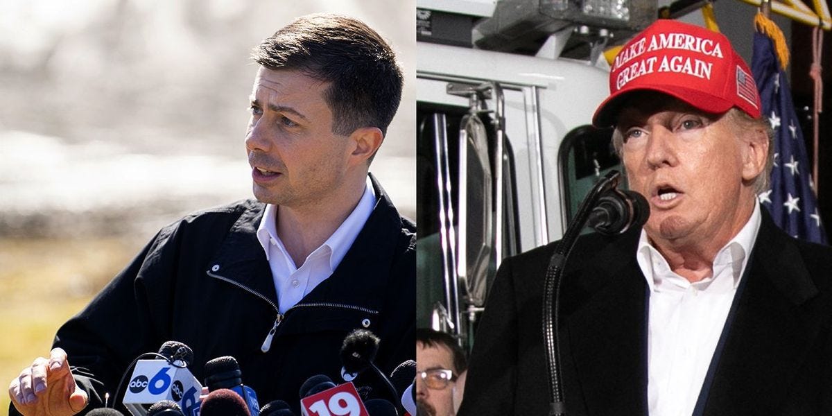 Buttigieg Welcomes Trump's Support During Visit to Ohio Derailment Site