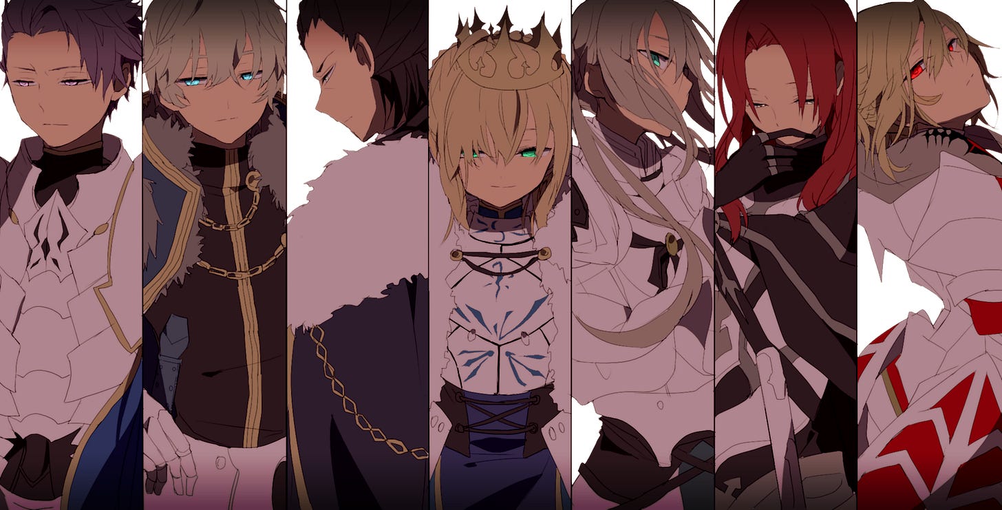 Knights of the Round Table HD Wallpaper - Fate/Grand Order