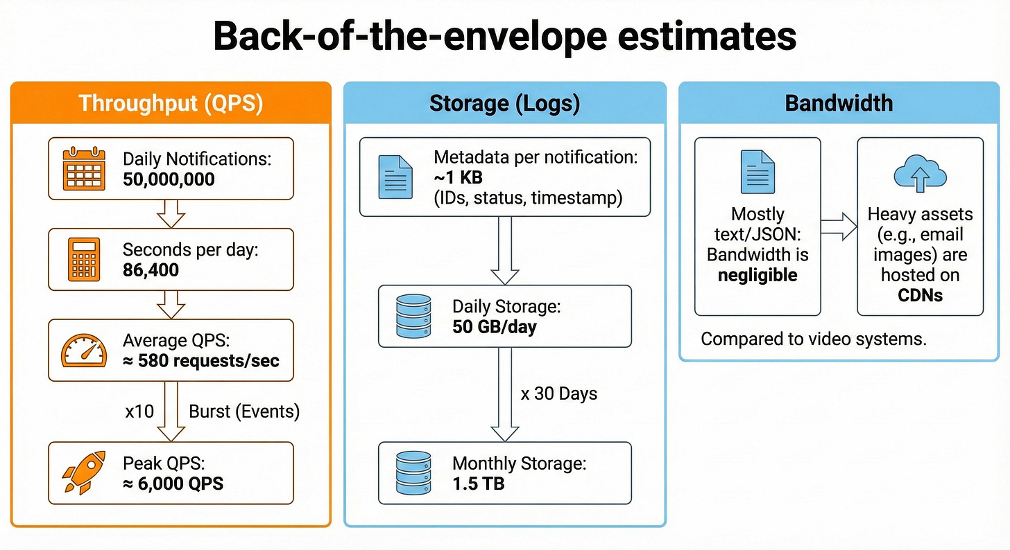 Count Vs Stack Notification Designing a Notification Service in 45 Minutes: System Design Interview ...