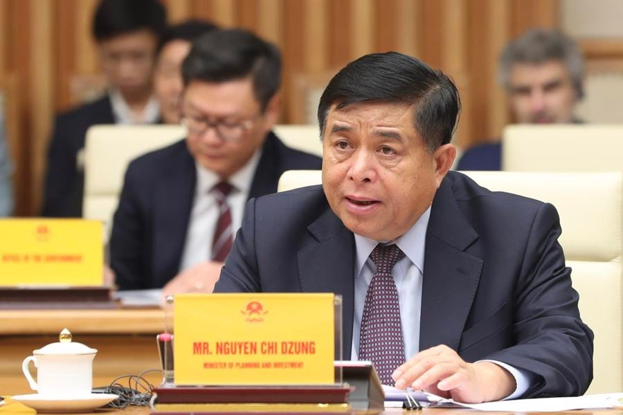 Bộ trưởng Bộ Kế hoạch và Đầu tư Nguyễn Chí Dũng cho rằng việc ký kết thỏa thuận hợp tác lần này là dấu mốc quan trọng trong hợp tác giữa hai bên. Bộ trưởng Bộ Kế hoạch và Đầu tư Nguyễn Chí Dũng cho rằng việc ký kết thỏa thuận hợp tác lần này là dấu mốc quan trọng trong hợp tác giữa hai bên.