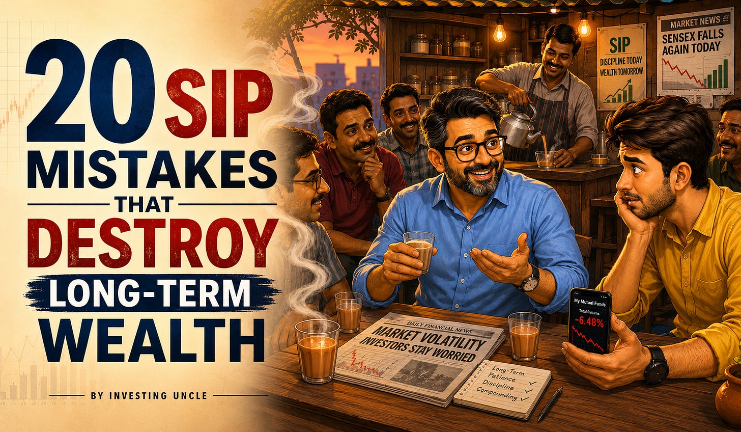 SIP Mistakes That Destroy Long-Term Wealth SIP Mistakes That Destroy Long-Term Wealth