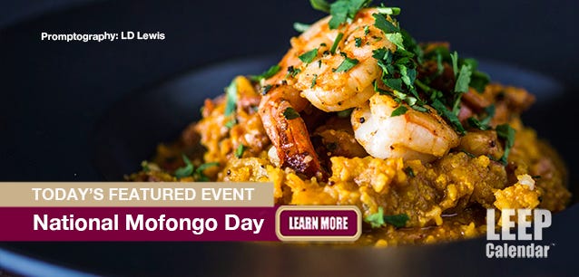 Mofongo is a Puerto Rican staple made from green plantains. Promptography LD Lewis
