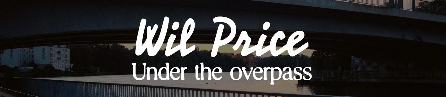 Under the overpass by Will Price