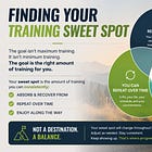 Finding your Training Sweet Spot