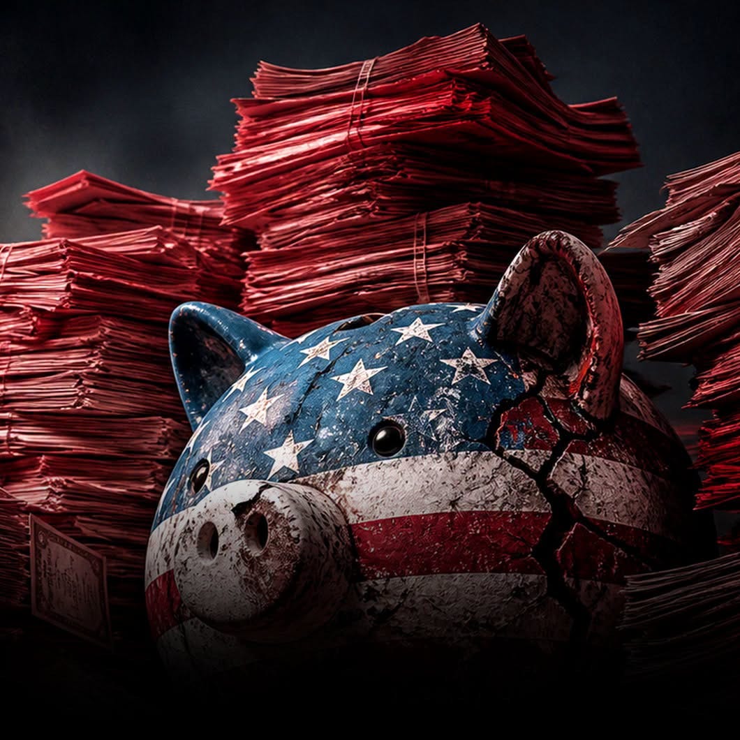May be an image of money and text that says 'U.S. national debt officially surpasses surpasses$40trillion $40 trillion' May be an image of money and text that says 'U.S. national debt officially surpasses surpasses$40trillion $40 trillion'