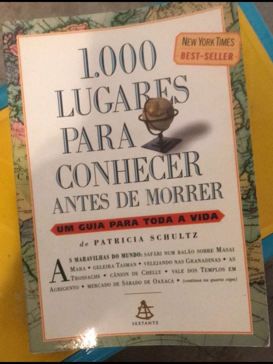 Livro 1000 Lugares para Conhecer Antes de Morrer | Livro Livro Usado ...