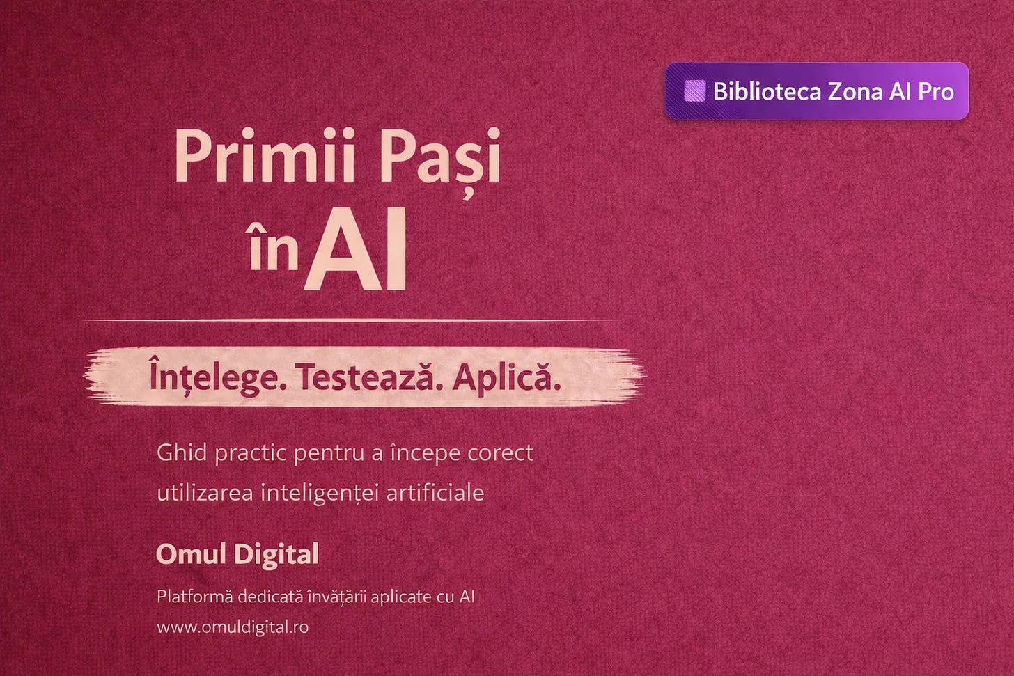 Primii Pasi in AI