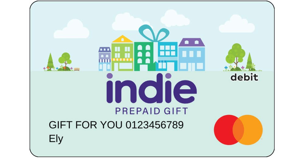 Ely Gift Cards | Indie Prepaid Gift Card