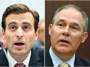 Nevada AG Adam Laxalt(left) and Oklahoma AG Scott Pruitt