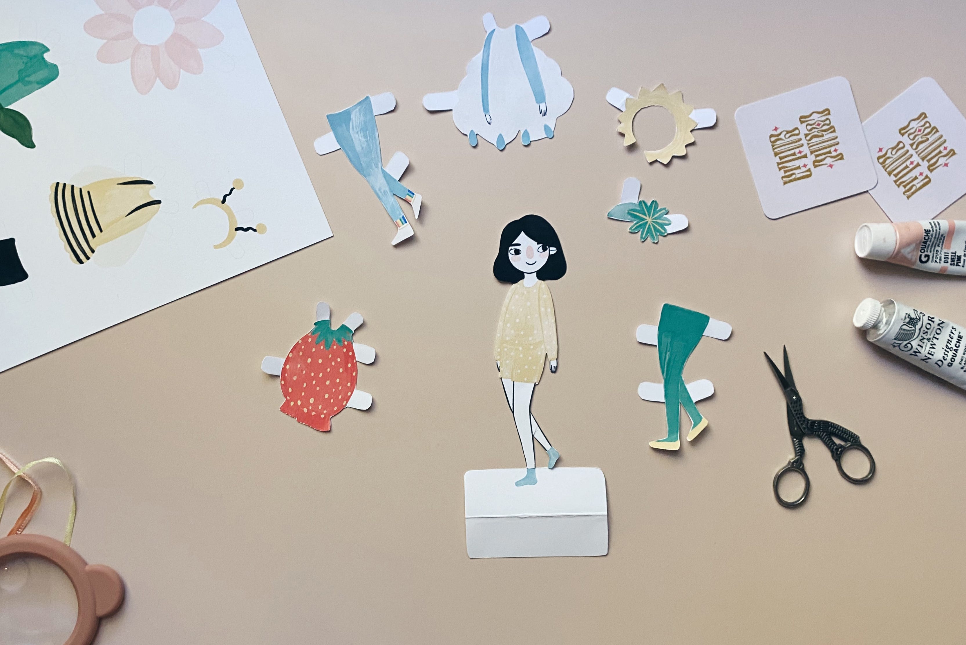 the lost art of paper dolls - by Aniella Ernández