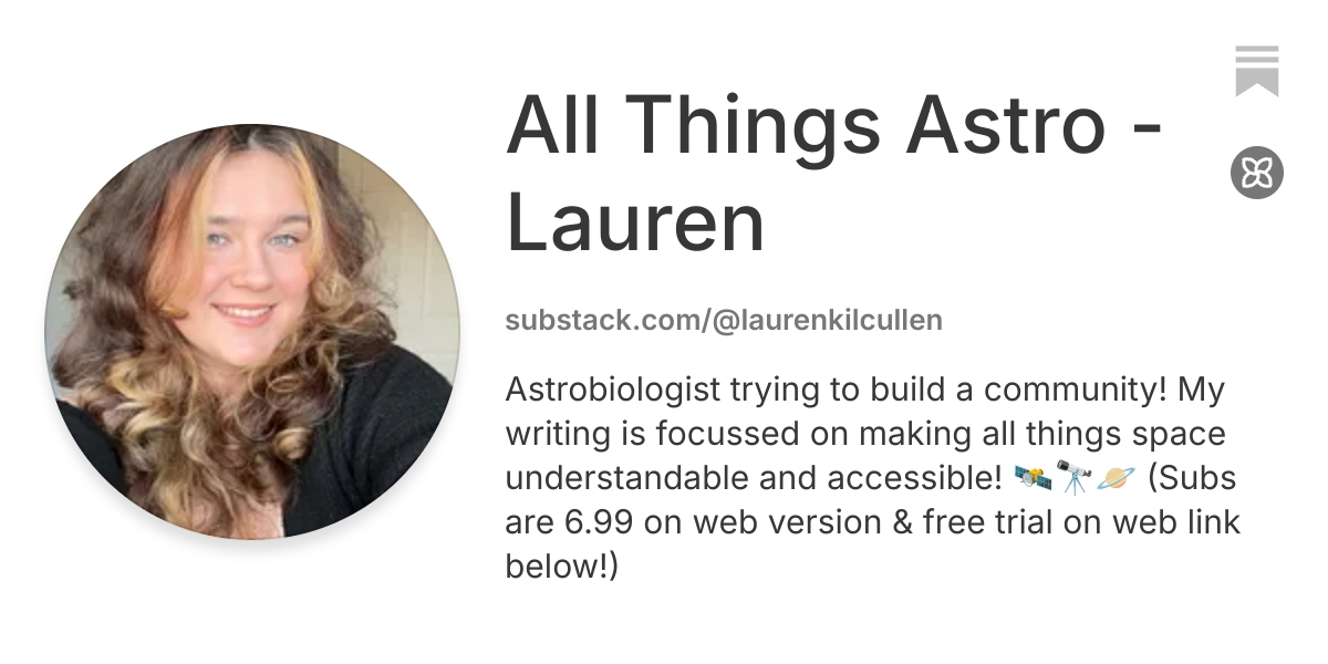 All Things Astro - Lauren | Substack