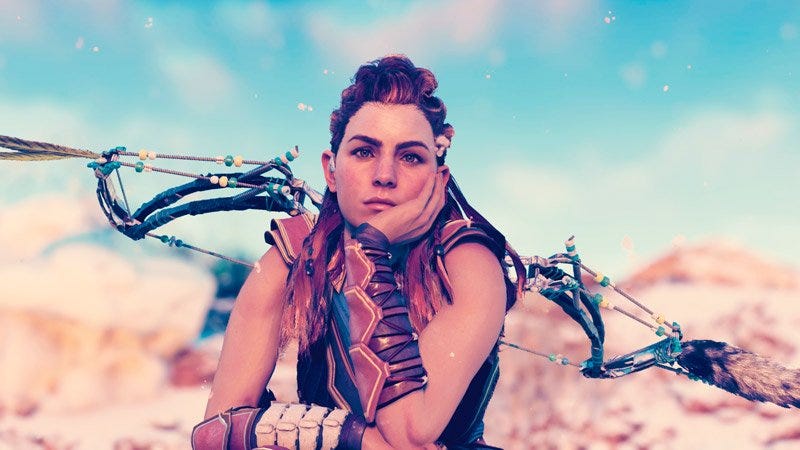 Aloy protagonista de Horizon Zero Dawn