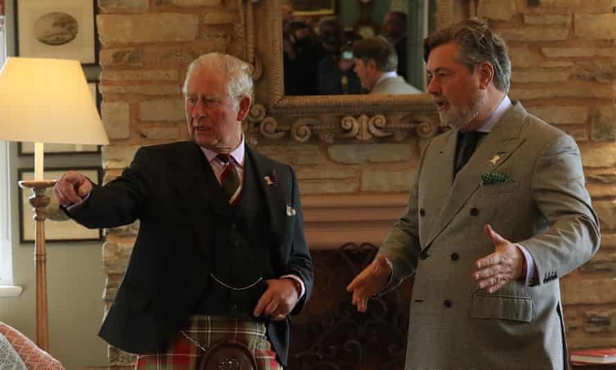 The Prince of Wales with Michael Fawcett The Prince of Wales with Michael Fawcett