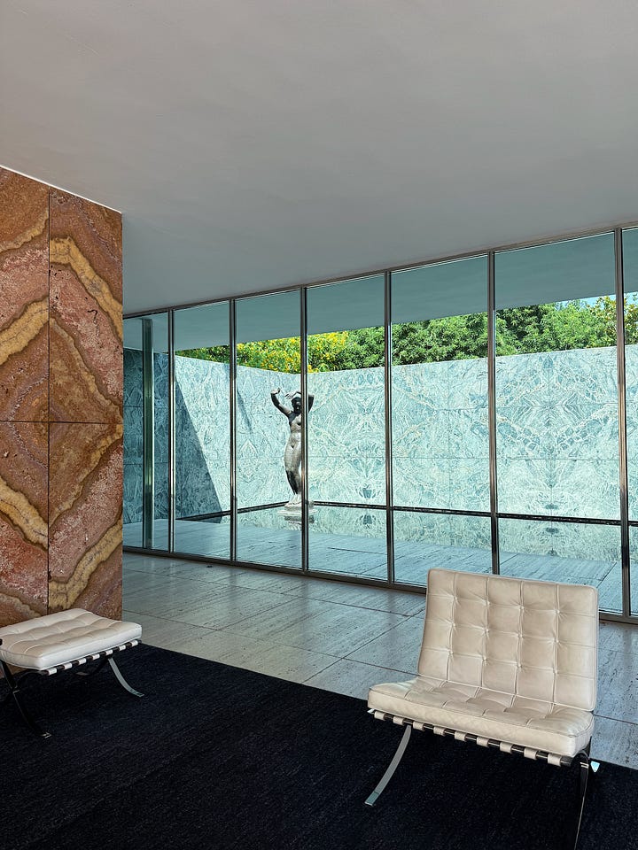 Mies van der Rohe Pavilion in Barcelona