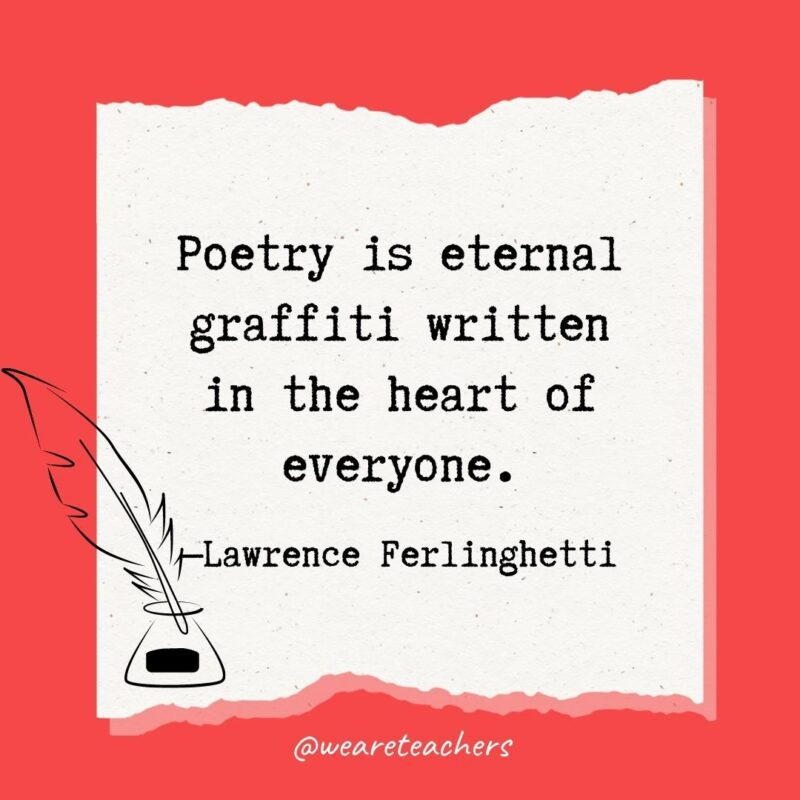 80+ Poetry Quotes You'll Love Sharing With Students