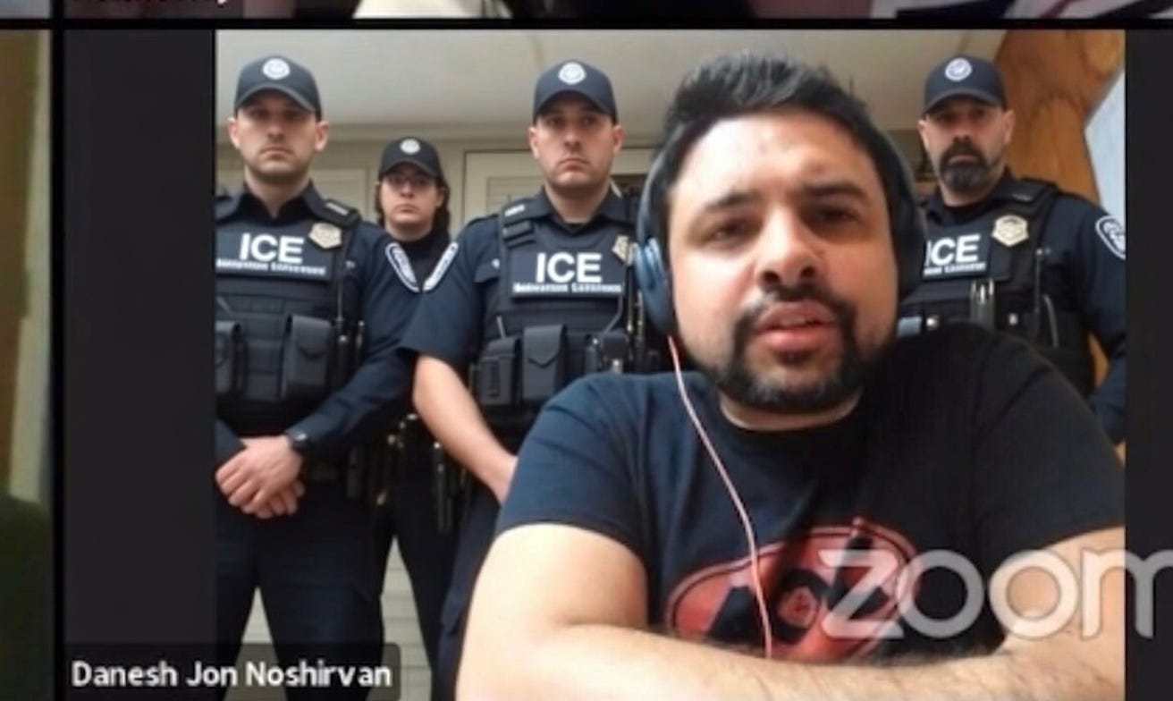 Feds Tag Antifa Influencer: Homeland Security source confirms an active file on Danesh Noshirvan after calls to “fight ICE,” in federal probe.